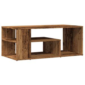 vidaXL Table d'appoint vieux bois 100x50x40 cm bois d'ing&eacute;nierie