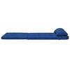 vidaXL Coussins de chaise Uni 2 pcs Bleu 58 x 77 x 4,5 cm Tissu Oxford