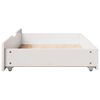 vidaXL Tiroirs sous le lit 2 pcs blanc 95x55x17 cm bois de pin massif