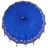 vidaXL Parasol balinais Bleu 215 x 215 x 260 cm