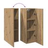 vidaXL Meubles TV 2 pcs chêne artisanal 30,5x30x90cm bois d'ingénierie