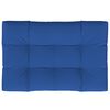 vidaXL Coussin de palette bleu royal 120x80x12 cm tissu