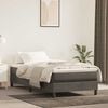 vidaXL Matelas &agrave; ressorts ensach&eacute;s 80 x 210 cm Gris fonc&eacute;