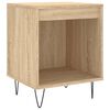 vidaXL Tables de chevet 2 pcs ch&ecirc;ne sonoma 40x35x50 cm bois ing&eacute;nierie