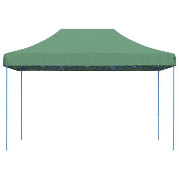 vidaXL Tente de r&eacute;ception pliable escamotable vert 410x279x315 cm