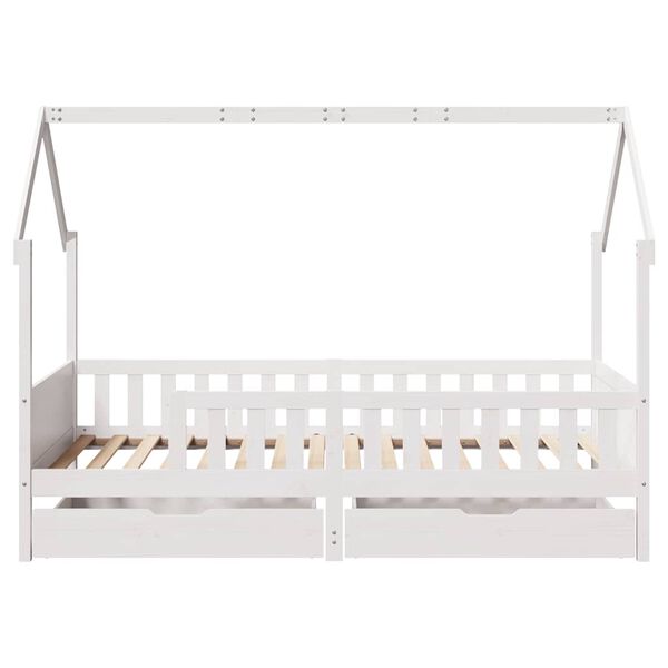 vidaXL Cadre de lit enfants avec tiroirs sans matelas 80x200 cm bois