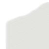 vidaXL T&ecirc;te de lit avec t&ecirc;te de lit Blanc 90 cm Bois d'ing&eacute;nierie