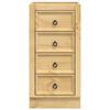 vidaXL Armoire avec tiroir Miel 40 x 46 x 81 cm Pin massif