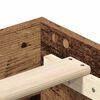 vidaXL Cadre de lit sans matelas vieux bois 140x190 cm bois ing&eacute;nierie