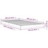 vidaXL Cadre de lit sans matelas blanc 100x200 cm bois de pin massif