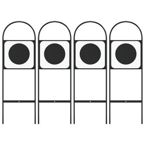 vidaXL Marqueurs de dressage 4 pcs acier