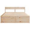 vidaXL Cadre de lit sans matelas 140x200 cm bois massif de pin
