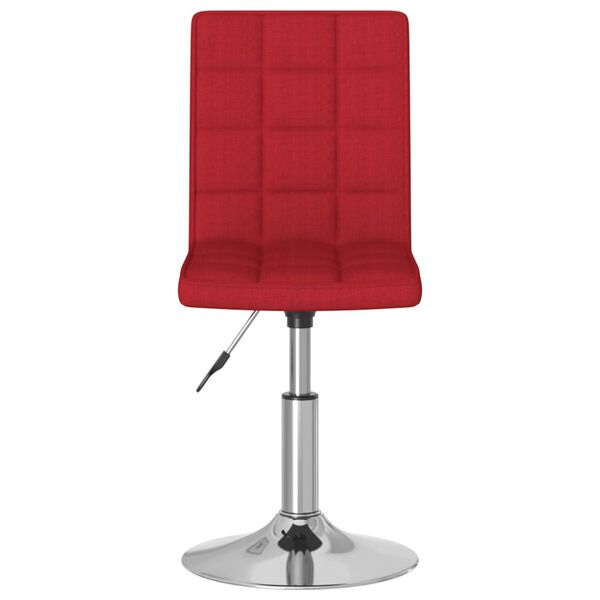 vidaXL Tabouret de bar Rouge bordeaux Tissu