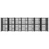 vidaXL Chenil d'ext&eacute;rieur pour chiens Acier 12,9 m&sup2;