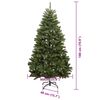 vidaXL Sapin de Noël artificiel avec 300 LED Vert 180 cm PVC et métal