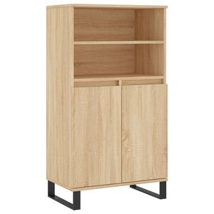 vidaXL Buffet haut Ch&ecirc;ne sonoma 60x36x110 cm Bois d'ing&eacute;nierie