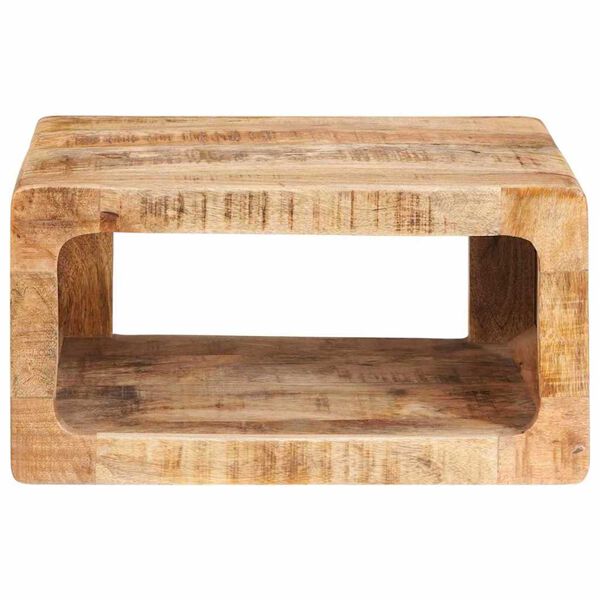 vidaXL Table de chevet Marron 45 x 30 x 24 cm Bois de mangue massif