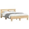 vidaXL Cadre de lit sans matelas chêne sonoma 120x190 cm