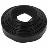 vidaXL Bordures de pelouse Noir 3000 x 4 x 5 cm Plastique