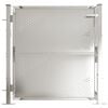 vidaXL Portail de jardin 100 x 100 cm en acier inoxydable