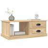 vidaXL Table basse Ch&ecirc;ne sonoma 90x50x35 cm Bois d'ing&eacute;nierie