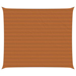 vidaXL Voile d'ombre Orange et marron 6 x 7 m 100 % polyester Oxford