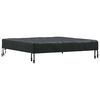 vidaXL Housse de Table 112 x 112 x 15 cm Carr&eacute; Imperm&eacute;able Noir