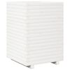 vidaXL Jardini&egrave;re blanc 50x50x72 cm bois de pin massif