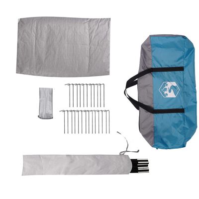 vidaXL Tente de cabine familiale 6 personnes bleu imperméable