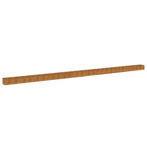vidaXL Lit sur&eacute;lev&eacute; de jardin 1152x50x36 cm acier corten