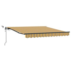 vidaXL Auvent r&eacute;tractable Multicolore 350 x 250 cm Polyester
