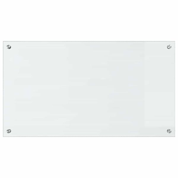 vidaXL Protection de cuisine Transparent 90 x 50 cm verre trempé