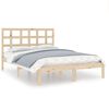 vidaXL Cadre de lit sans matelas 120x190 cm bois massif