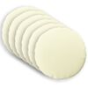 vidaXL Coussin avec oreiller HEERLEN 6 pi&egrave;ces Cr&egrave;me Polyester