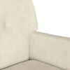 vidaXL Banc Chesterfield Crème 112 x 65,5 x 75 cm Velours