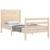 vidaXL Cadre de lit sans matelas 100x200 cm bois massif
