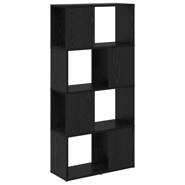 vidaXL Ensemble meuble TV Noir 60 x 24 x 125,5 cm Bois d'ing&eacute;nierie