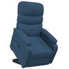 vidaXL Fauteuil Bleu Tissu