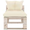 vidaXL Salon de jardin palette 7 pcs avec coussins bois de pin