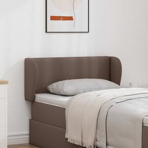 vidaXL Oreille de tête de lit Marron 40 x 23 x 6 cm Mousse et PVC