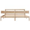vidaXL Cadre de lit sans matelas 200x200 cm bois massif de pin