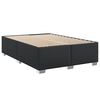 vidaXL Sommier &agrave; lattes de lit avec matelas Noir 140x190 cm Similicuir