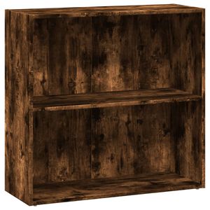 vidaXL Biblioth&egrave;que ch&ecirc;ne fum&eacute; 80x30x77 cm bois d'ing&eacute;nierie