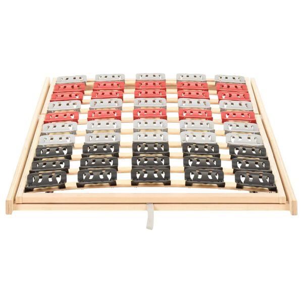 vidaXL Cadre de lit 12 lattes tête et pied réglables 70x200 cm