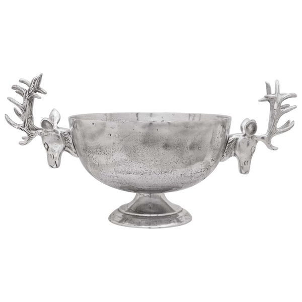 vidaXL Tasse Argent 62 x 35 x 33 cm Aluminium