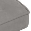 vidaXL Chaise de relaxation gris clair 64x74x84 cm velours