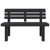 vidaXL Banc de jardin anthracite 110x52x71 cm polypropyl&egrave;ne