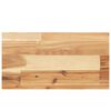 vidaXL Dessus de table 60x20x4 cm rectangulaire bois massif d'acacia