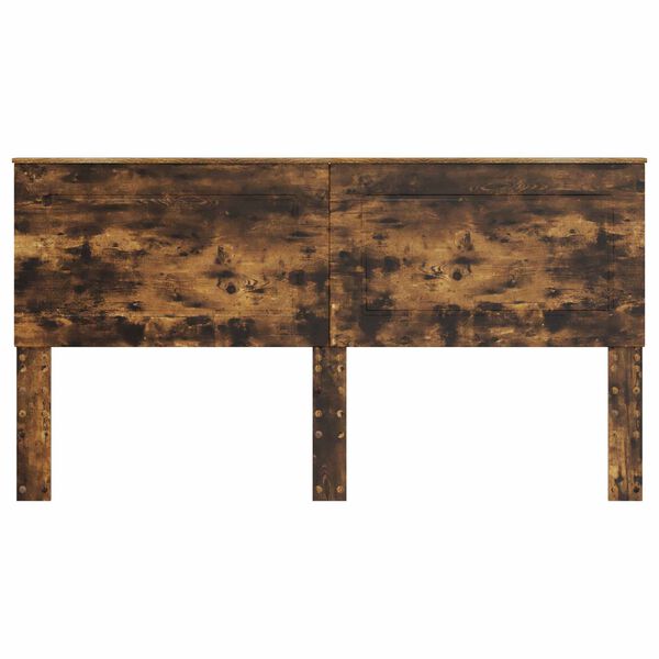 vidaXL T&ecirc;te de lit Ch&ecirc;ne Fum&eacute; Bois d&rsquo;ing&eacute;nierie