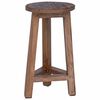 vidaXL Tabouret Naturel 28 x 28 x 50 cm Bois d'Acajou